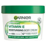 Garnier Vitamin E Moisturising Body Cream for Dry Skin 380ml