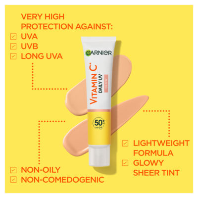 Garnier Vitamin C Face Moisturiser Sheer Glow 40ml, UK version