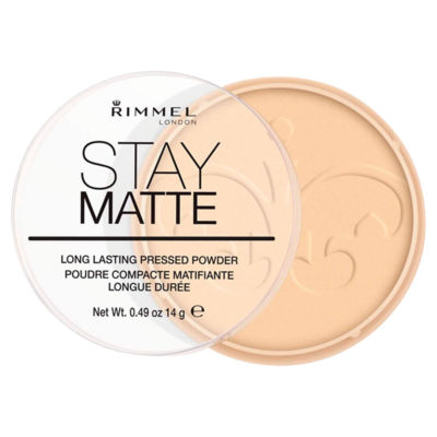 Rimmel London Stay Matte Pressed Powder 001 Transparent 14g (British brand)