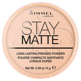 Rimmel London Stay Matte Pressed Powder Peach Glow 003 Face Powder 14g