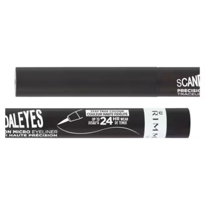 Rimmel London Eyeliner 001 Black 1.1ml, imported from the UK