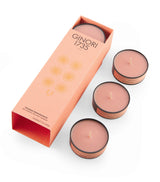 GINORI 1735 Orange Renaissance Tealight Candle Set 6 x 288g