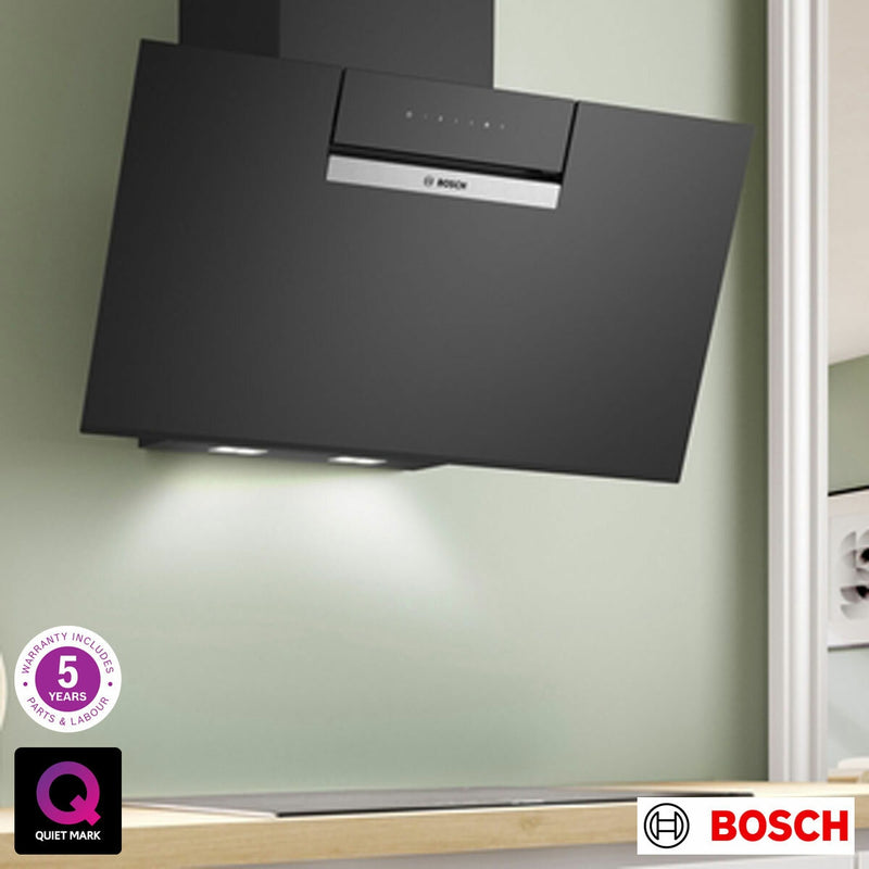 Bosch wall mounted cooker hood in black 80cm - British product