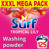 Surf tropical lily laundry powder 125 wash (British brand)