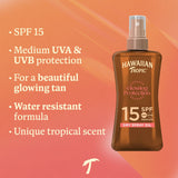 Hawaiian Tropic sun protection set with SPF oils and after sun, UK version