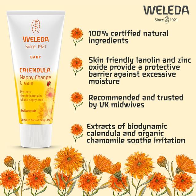 Weleda Baby Natural Calendula Nappy Change Cream 75ml GOODS M&S