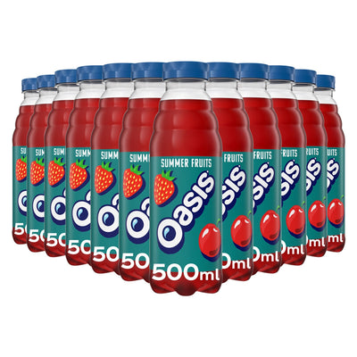 Oasis Summer Fruits Still Summer Fruit Juice Drink 12 x 500ml