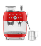 Smeg EGF03RDUK Espresso Coffee Machine with Grinder