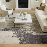 Nourison Celestial ivory grey area rug - British product