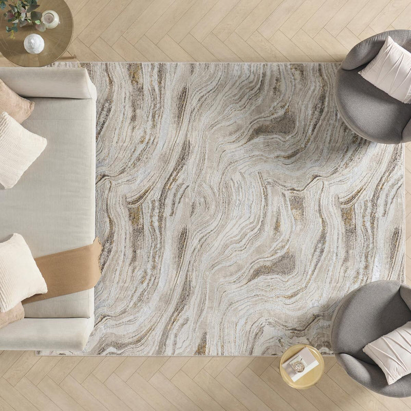 Nourison Glitz Marble area rug in multiple sizes, UK version