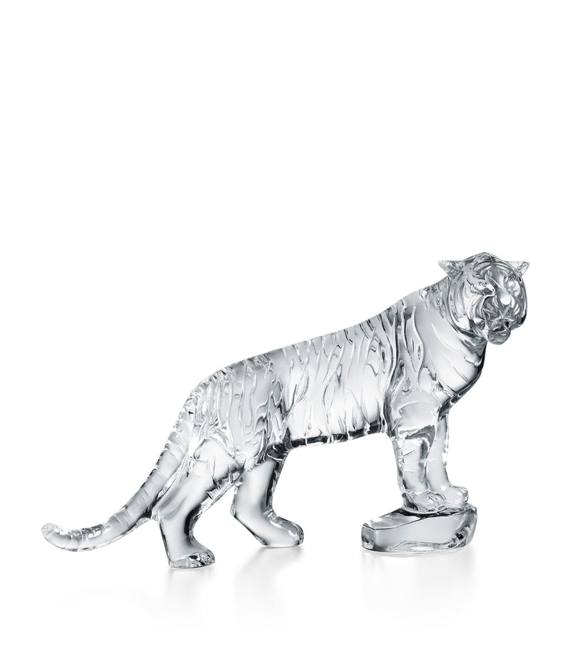 Baccarat Tigre Roaring Bengal Tiger Decoration