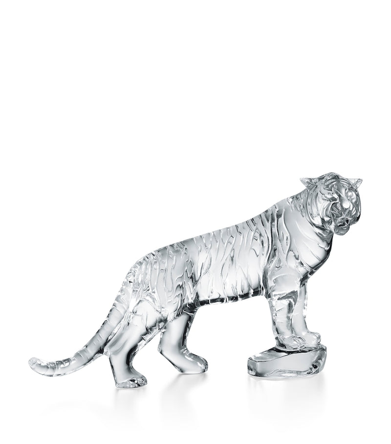 Baccarat Tigre Roaring Bengal Tiger Decoration