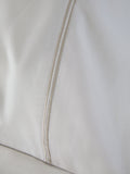 Collection Luxe Ivory/Champagne duvet cover and pillowcase set, UK version