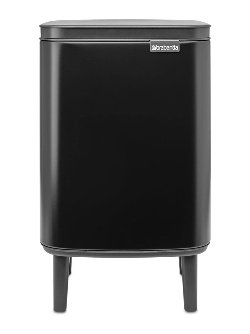 Brabantia Black Bo Hi waste bin 7L - British product
