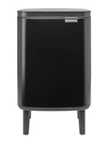Brabantia Black Bo Hi waste bin 7L - British product