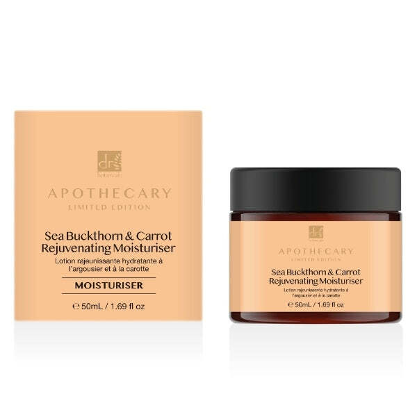 Dr Botanicals Sea Buckthorn Carrot Moisturiser 50ml x 2 - British product