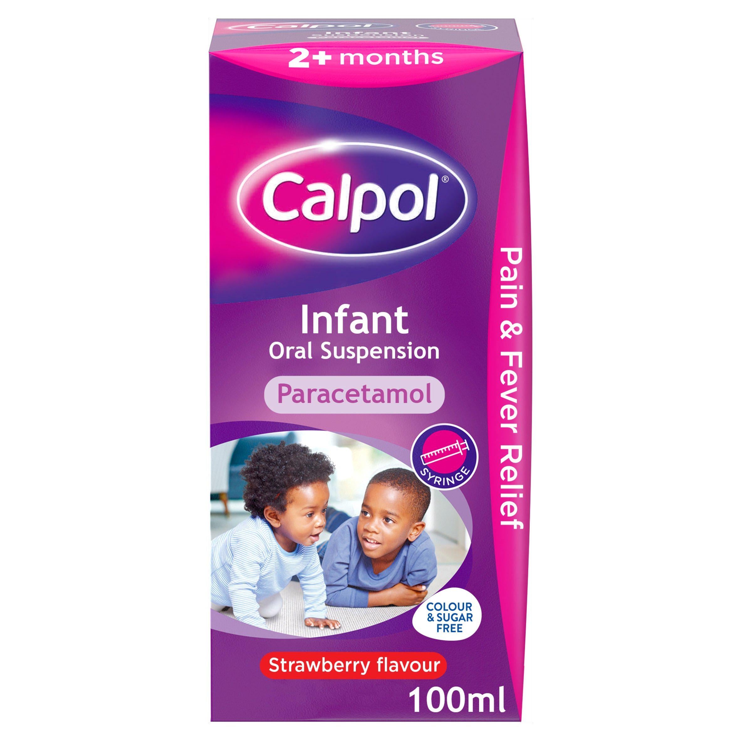 Calpol Infant Oral Suspension Paracetamol For 2+ Months 100ml - McGrocer