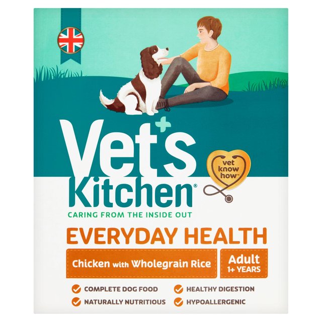 Vet's Kitchen Wet Dog Food Chicken with Wholegrain Rice 395g GOODS M&S