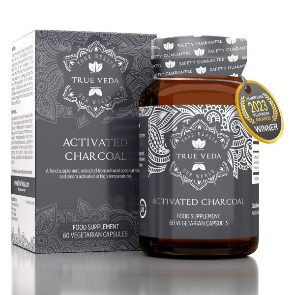 True Veda | Activated Charcoal | Coconut Shells | 60 Caps GOODS Superdrug