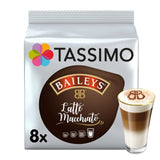Tassimo Baileys Latte Macchiato Coffee Pods 8 per pack GOODS M&S