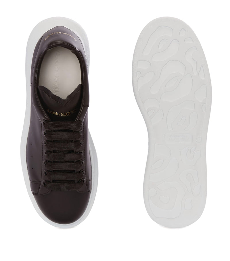 Alexander McQueen leather oversized sneakers, imported from the UK