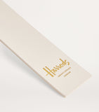 Harrods Leather Embossed-Logo Bookmark