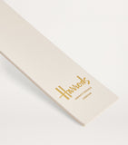 Harrods Leather Embossed-Logo Bookmark