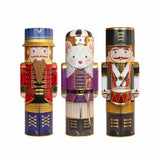 Silver Crane Christmas Nutcracker Fudge Tin Three Colours 300g
