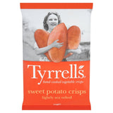 Tyrrells Lightly Sea Salted Sweet Potato Sharing Crisps 125g