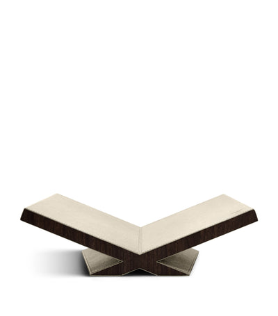 Assouline Walnut-Leather Classic Culture Bookstand