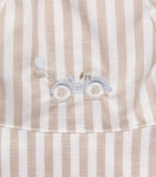 Marie-Chantal cotton Carlton race car sun hat, imported from the UK