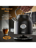 Tower Black Renaissance 1.7L kettle (British brand)