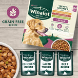 Winalot Meaty Chunks Mixed in Jelly Wet Dog Food 24 x 100g GOODS M&S