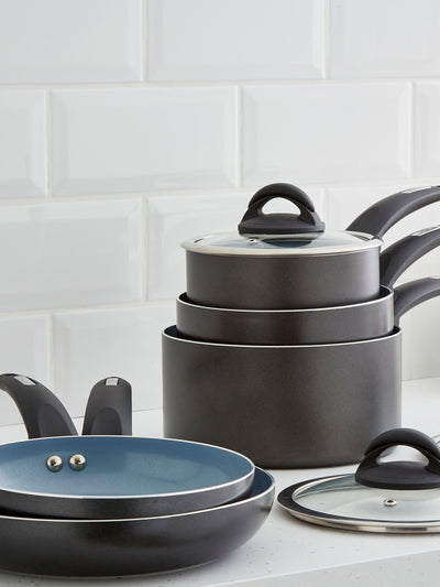Tower Clear Stainless Steel 5 Piece Pan Set