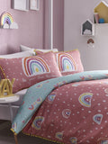 Appletree kids rainbow pom duvet cover and pillowcase set - British product