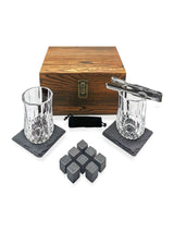 Jeray Clear Bar Originale Whisky Glasses and Stones Set