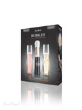 Jeray Clear Final Touch Bubbles Glasses and Opener 3 Piece Set