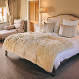 Bowron sheepskin area rug in 5 colours, 120 x 180 cm - British product