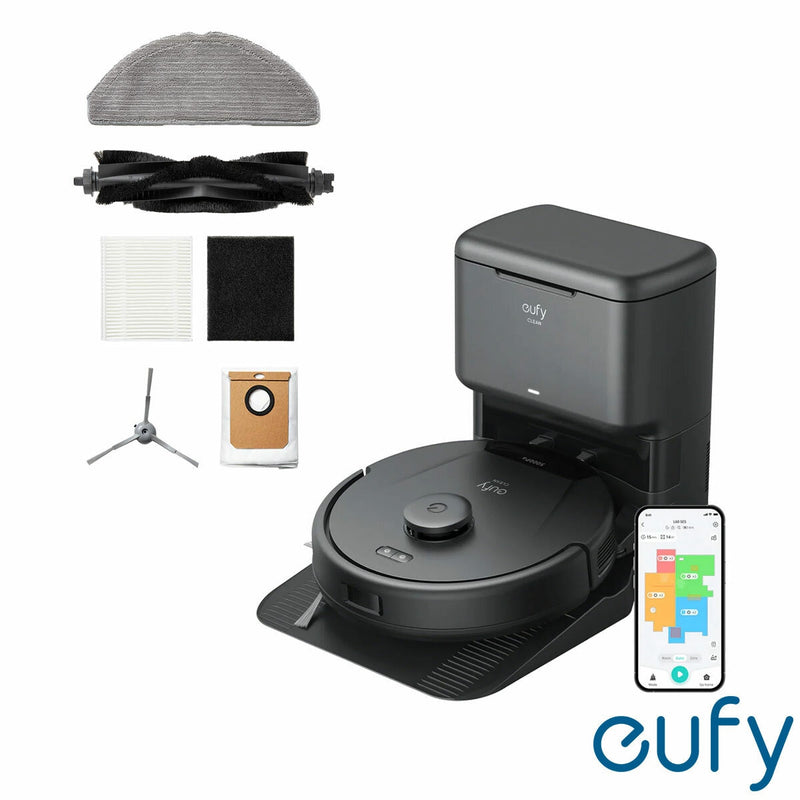 eufy L60 Hybrid Robot Vacuum with Self-Empty Station - British product