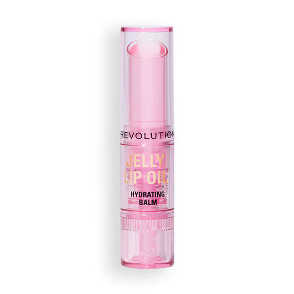 Revolution Jelly Lip Oil Stick Ice Pink, imported from the UK