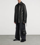 Balenciaga Leather Shopper Phone Holder
