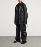 Balenciaga Leather Shopper Phone Holder