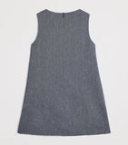 Emporio Armani Kids linen-cotton dress 4-14 years - British product