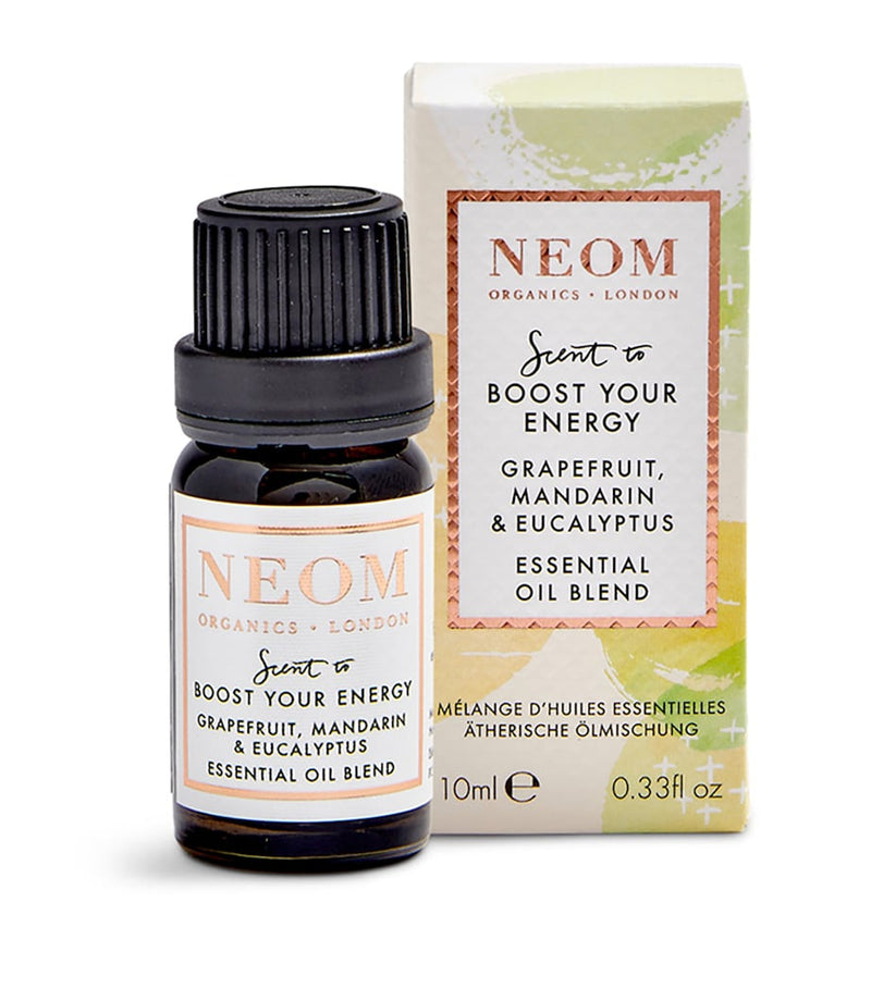 NEOM grapefruit, mandarin and eucalyptus essential oil blend 10ml, imported from the UK