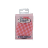 The Vintage Cosmetics Company Pink Gingham Detangling Hair Brush Travel Size (British brand)