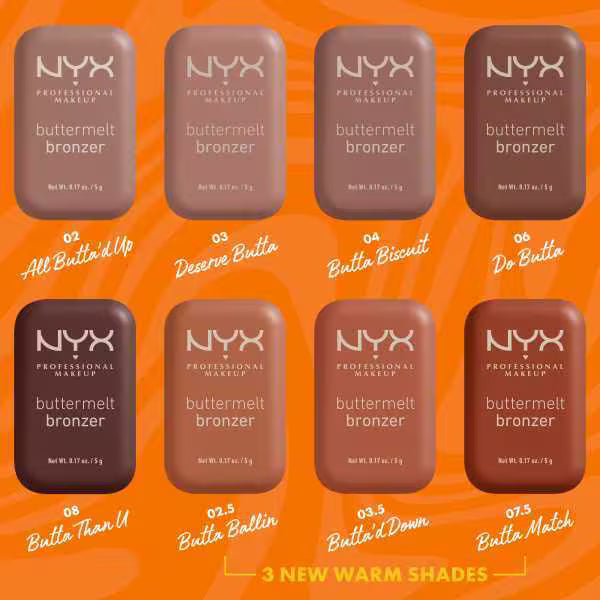 NYX Professional Makeup Buttermelt Bronzer imported from the UK
