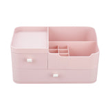 Livingandhome Pink Makeup Organizer Storage Box