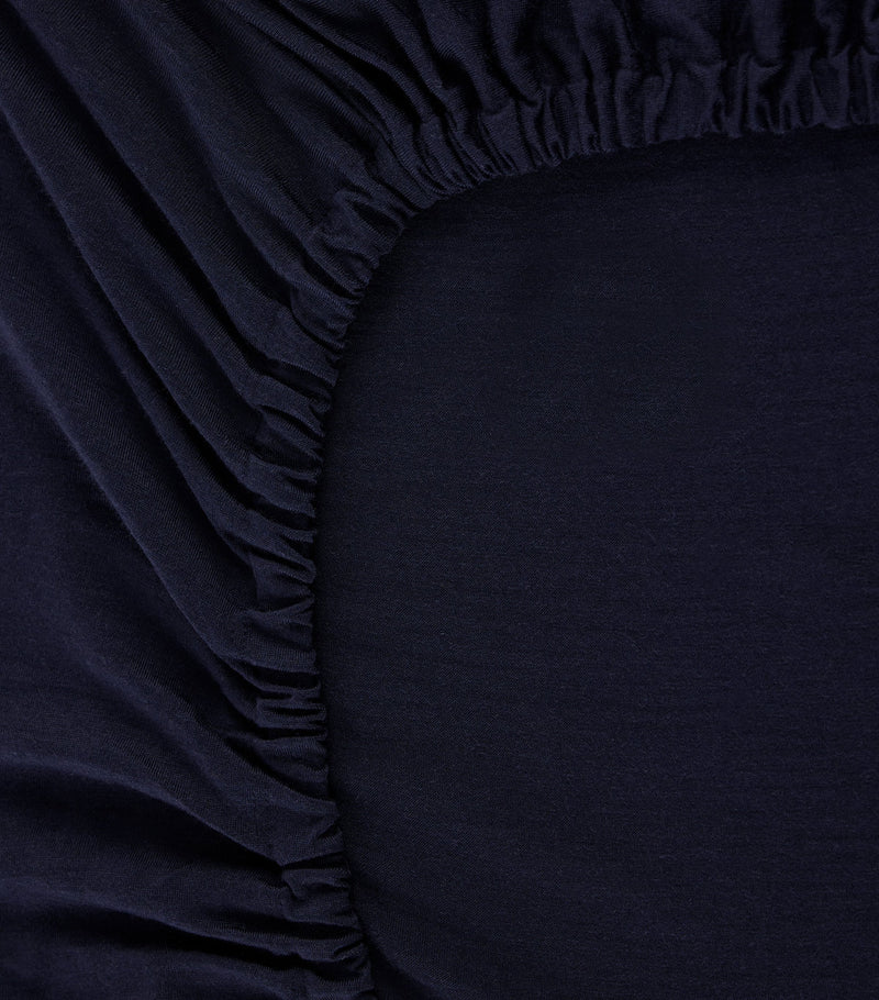 SHLEEP Merino Jersey Super King Fitted Sheet (180cm x 200cm)