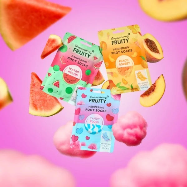 Superdrug peach foot socks pack (British brand)