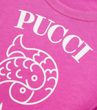 PUCCI Junior Cotton Logo T-Shirt 4-14 Years, imported from the UK